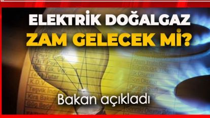 ELEKTRİK VE DOĞALGAZA ZAM GELECEK Mİ?