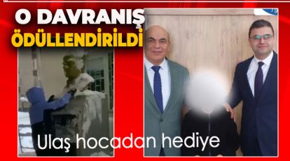 TÜRK EĞİTİM-SEN'DEN DUYARLI ÖĞRENCİYE HEDİYE