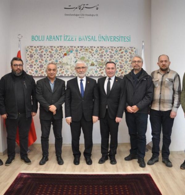 BGC'DEN REKTÖR YİĞİT'E HAYIRLI OLSUN ZİYARETİ