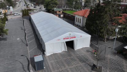 Bolu Belediyesi İftar Çadırı Ramazan’a Hazır