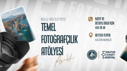 Bolu Belediyesi’nden ücretsiz fotoğrafçılık atölyesi