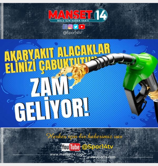 AKARYAKIT'A ZAM YOLDA!. PERŞEMBE GÜNÜ POMPAYA YANSIR