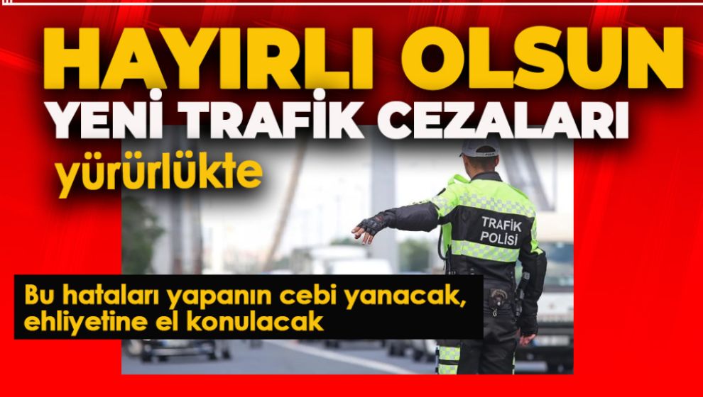 TRAFİKTE BUNLARI YAPARKEN BİR KEZ DAHA DÜŞÜNÜN!