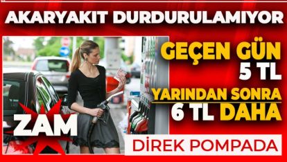 5 KÜSÜR LİRA ZAM GELMİŞTİ, 6 TL DAHA YOLDA!