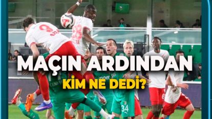 BODRUM FK BOLUSPOR MAÇININ ARDINDAN TEKNİK AÇIKLAMALAR
