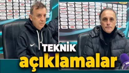 GOLSÜZ MAÇIN ARDINDAN TEKNİK AÇIKLAMALAR