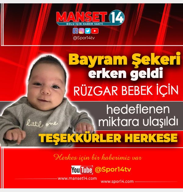 BAYRAM ÖNCESİ RÜZGAR BEBEK İÇİN MÜJDE GELDİ. YÜZDE 100 OLDUK..