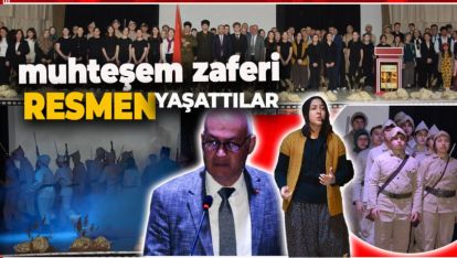 BOLU ATATÜRK ANADOLU LİSESİ'NDEN MUHTEŞEM KUT'ÜL AMARE ZAFERİ PROGRAMI