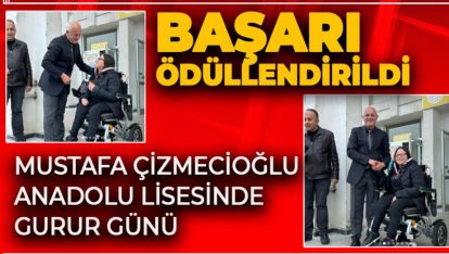 ŞAMPİYON SPORCU OKULUNDA ONURLANDIRILDI