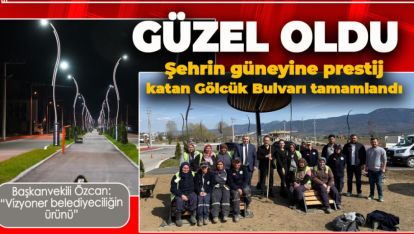 Şehrin güneyine prestij katan Gölcük Bulvarı tamamlandı