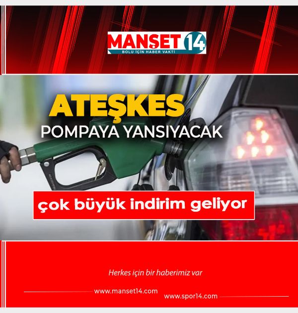 ATEŞKES POMPAYA YANSIYACAK. DEVASA İNDİRİM GELİYOR