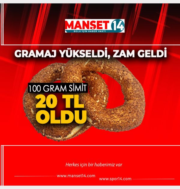 BOLU'DA SİMİT FİYATLARINA ZAM: GRAMAJ ARTTI, FİYAT YÜKSELDİ