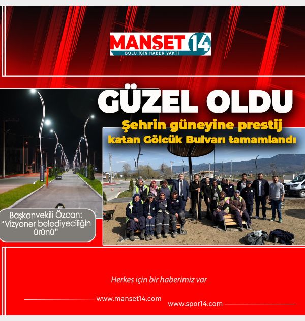 Şehrin güneyine prestij katan Gölcük Bulvarı tamamlandı