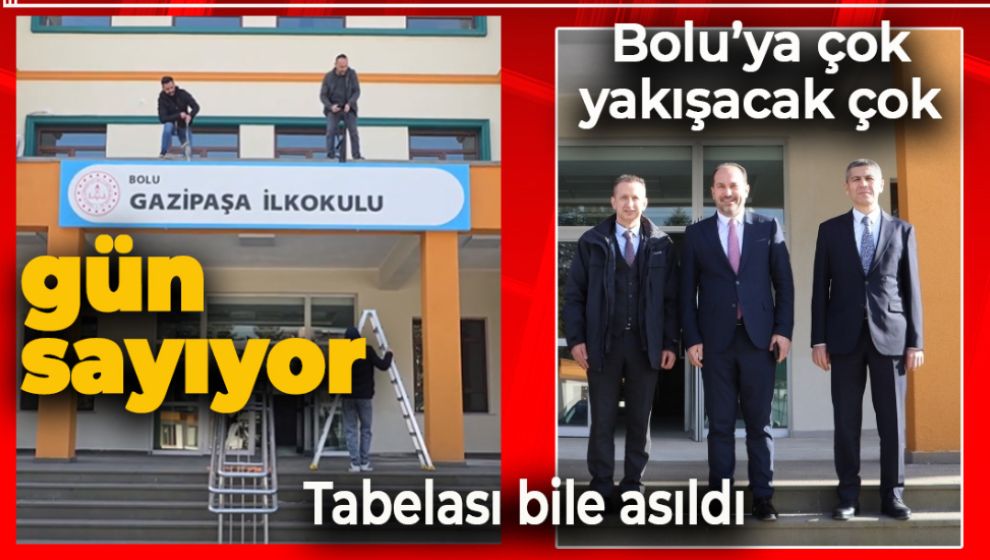 BOLU GAZİPAŞA İLKOKULU YENİ BİNASINA KAVUŞUYOR