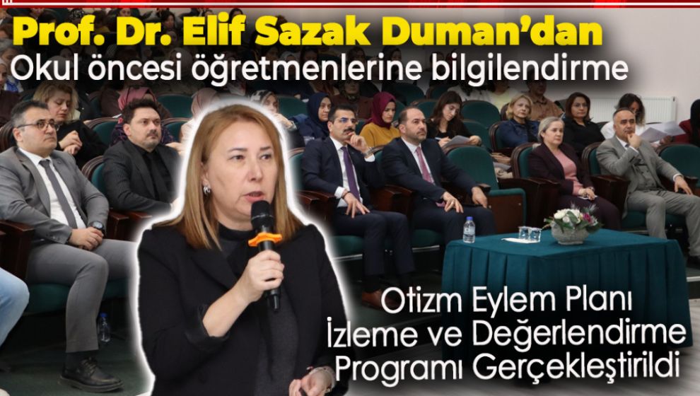 OTİZM EYLEM PLANI İZLEME VE DEĞERLENDİRME PROGRAMI GERÇEKLEŞTİRİLDİ