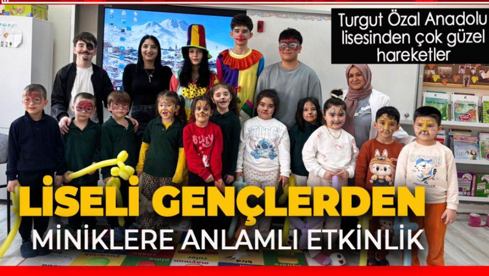 TURGUT ÖZAL ANADOLU LİSELİ GENÇLER MİNİK YÜREKLERE DOKUNDU