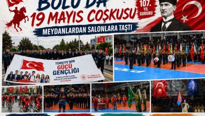 19 MAYIS COŞKUSU BOLU'DA DOYASIYA YAŞANDI