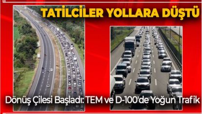 BAYRAM DÖNÜŞÜ BOLU GEÇİŞİNDE YOĞUNLUK ARTTI