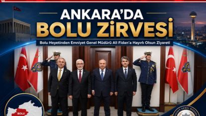 BOLULU HEMŞEHRİMİZ ALİ FİDAN'A ANKARA'DA ANLAMLI ZİYARET