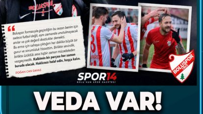 BOLUSPOR'A VEDA ETTİ. SEZONUN EN ÖNEMLİ İSMİYDİ