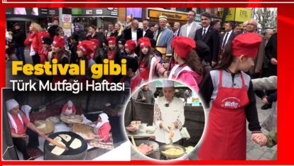 TÜRK MUTFAĞI HAFTASI BOLU'DA FESTİVAL HAVASINDA GEÇTİ