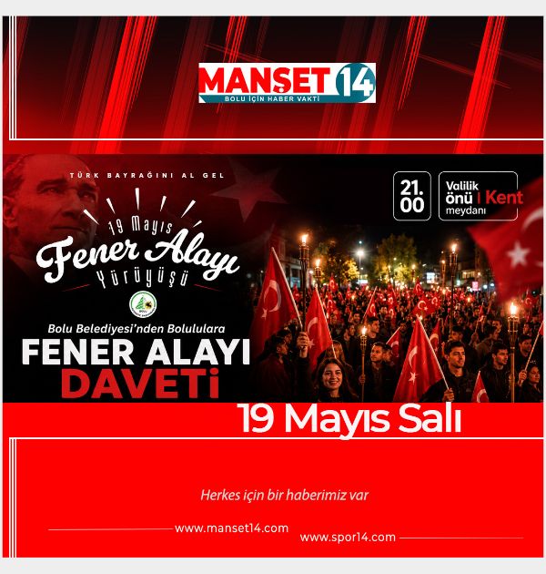 Bolu Belediyesi'nden Bolululara Fener Alayı Daveti