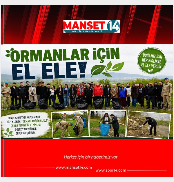 GENÇLİK HAFTASI'NDA ANLAMLI ETKİNLİK: “ORMANLAR İÇİN EL ELE”