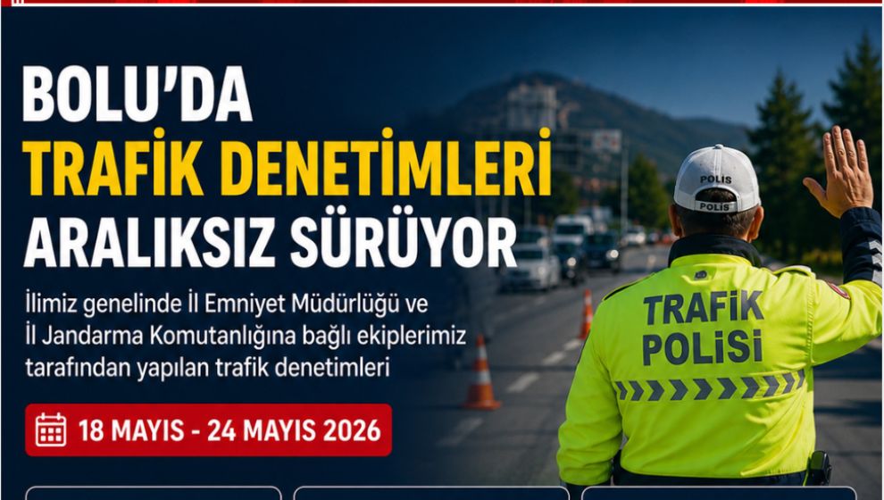 Bolu'da Trafik Denetimleri Aralıksız Sürüyor