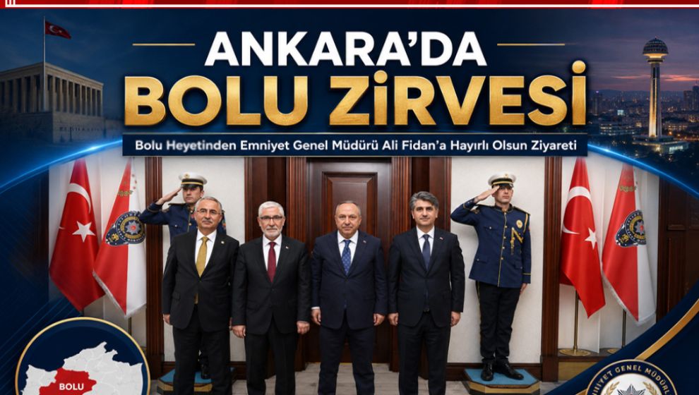 BOLULU HEMŞEHRİMİZ ALİ FİDAN'A ANKARA'DA ANLAMLI ZİYARET