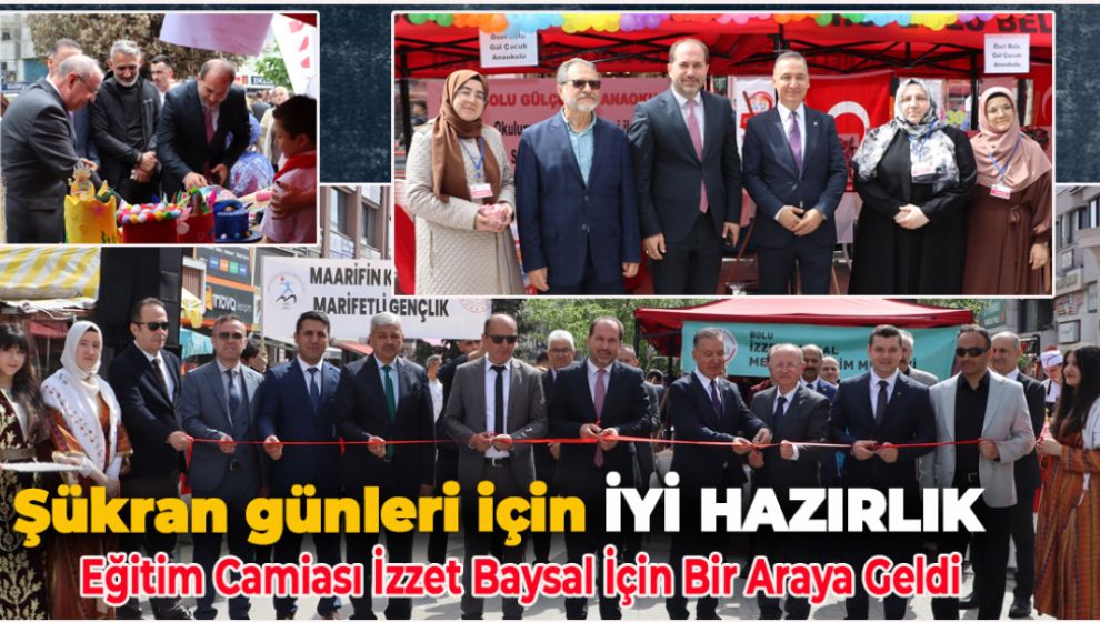 İZZET BAYSAL ŞÜKRAN GÜNLERİ'NDE EĞİTİM STANTLARINA YOĞUN İLGİ