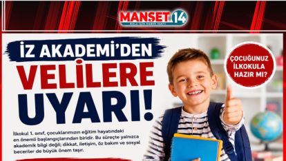 İZ AKADEMİ'DEN MİNİKLERE GÜÇLÜ BAŞLANGIÇ: İLKOKULA HAZIRLIK PROGRAMI BAŞLADI