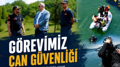 Su altı ve üstü arama kurtarma timleri daima hazır