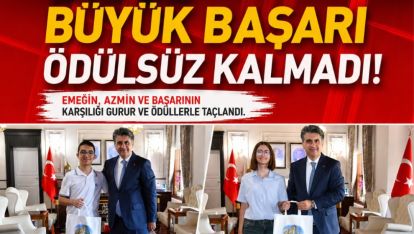 LGS'DE BÜYÜK BAŞARI ÖDÜLSÜZ KALMADI. VALİ AYDIN ŞAMPİYONLARI AĞIRLADI
