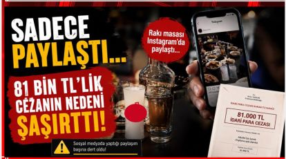 Sadece Paylaştı… 81 Bin TL'lik Cezanın Nedeni Şaşırttı
