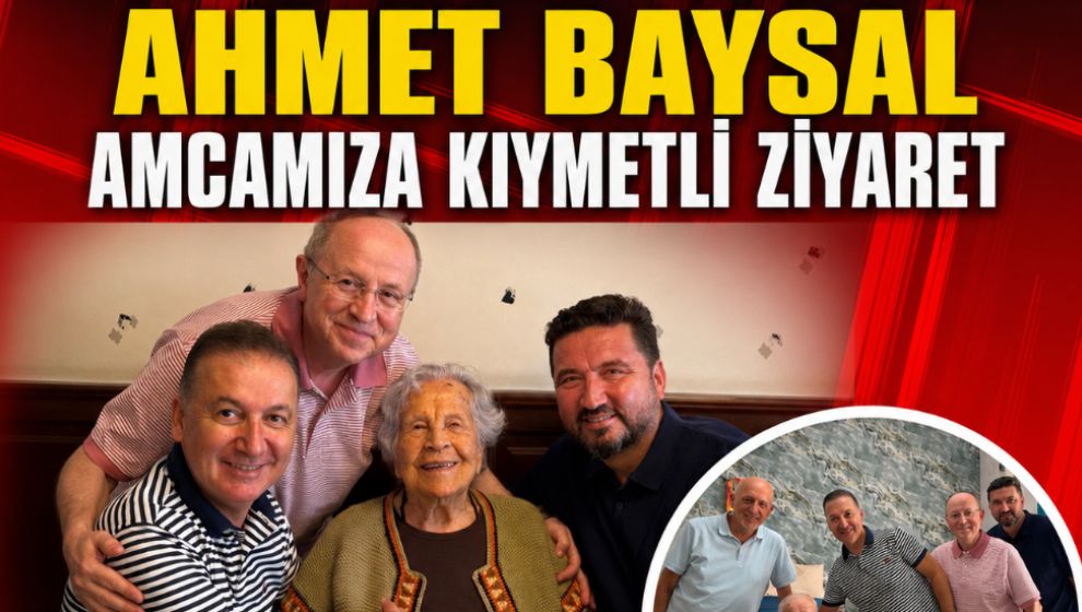 İzzet Baysal Vakfı Yönetiminden Ahmet Baysal Amcamıza Kıymetli Ziyaret