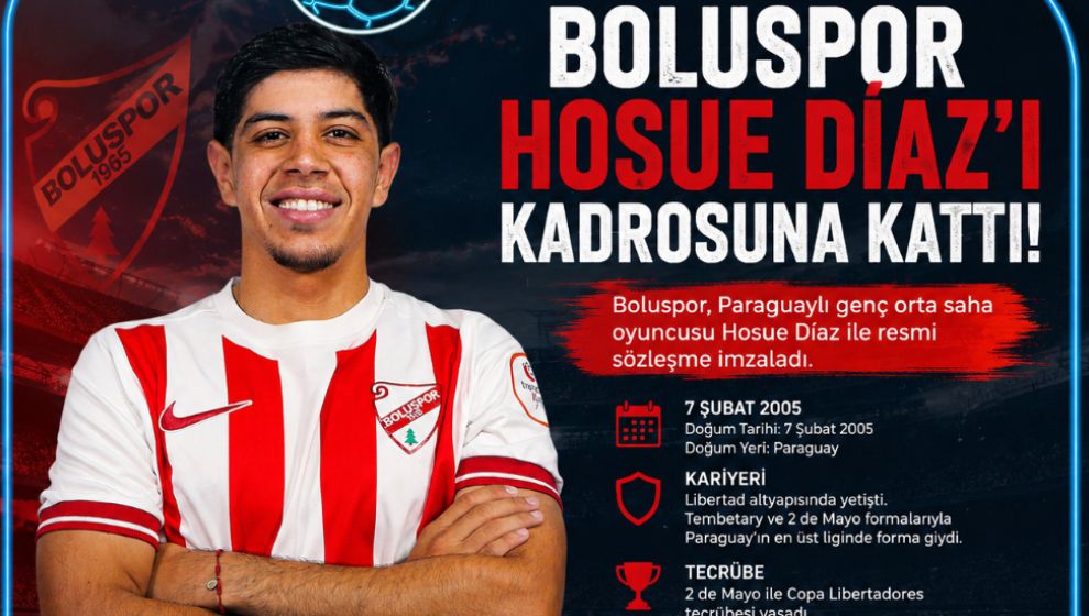 SON DAKİKA... BOLUSPOR O İSMİ RESMEN AÇIKLADI