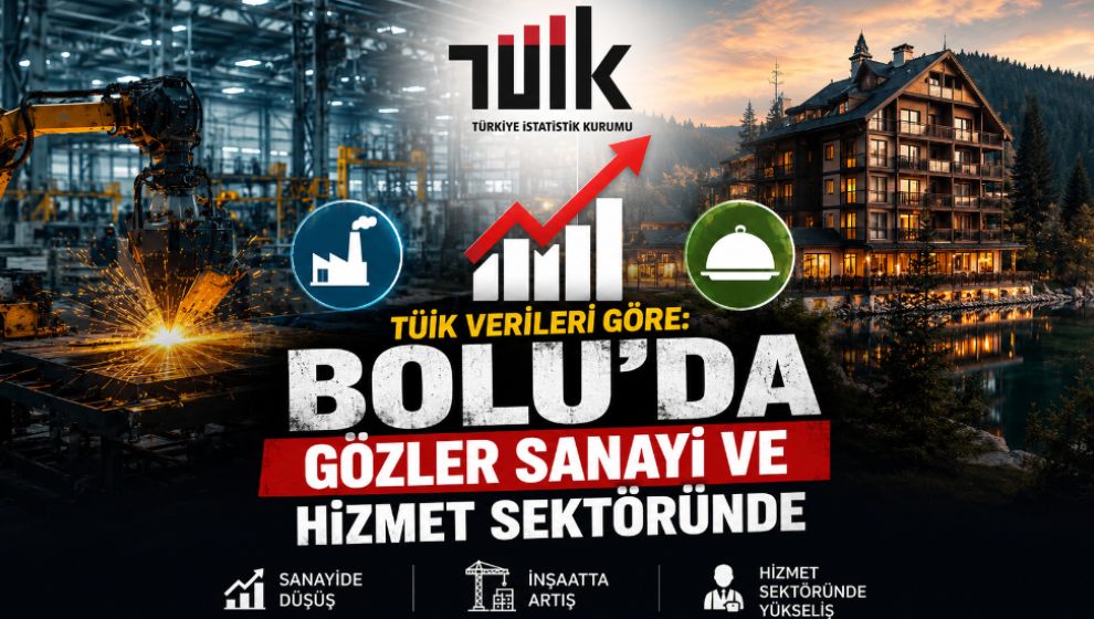TÜİK Verileri göre: Bolu'da Gözler Sanayi ve Hizmet Sektöründe