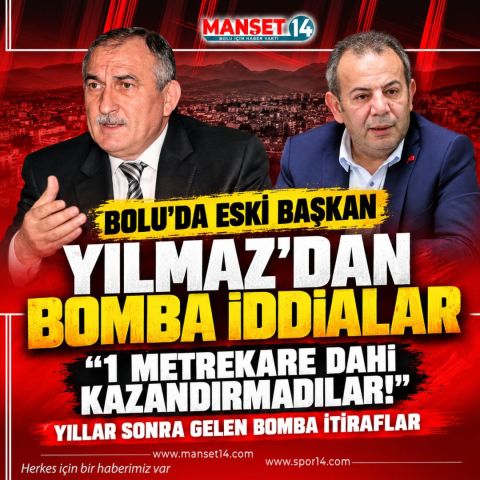 ALAADDİN YILMAZ'DAN BOLU'DA GÜNDEMİ SARSACAK AÇIKLAMALAR