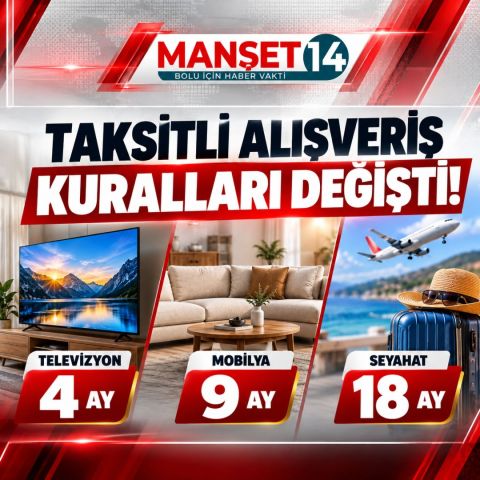 Taksitli alışveriş kuralları değişti! Televizyon 4 ay, mobilya 9 ay, seyahat 18 ay