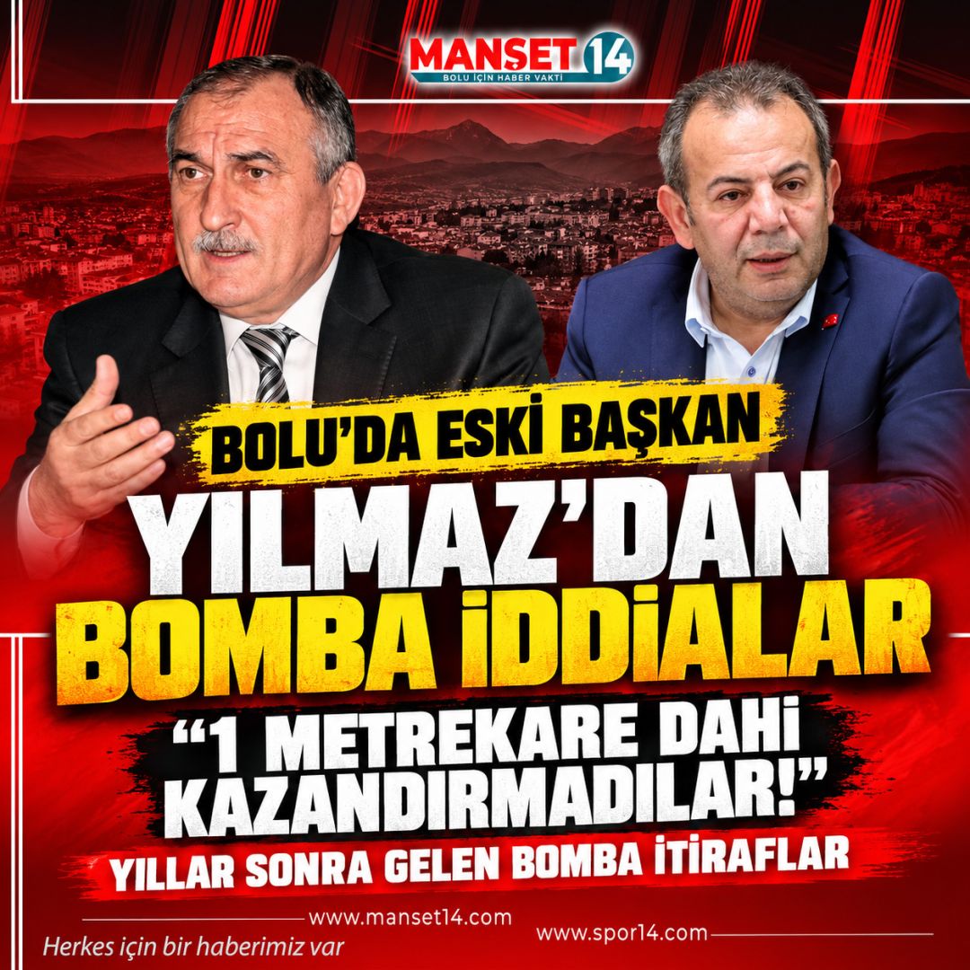 ALAADDİN YILMAZ'DAN BOLU'DA GÜNDEMİ SARSACAK AÇIKLAMALAR