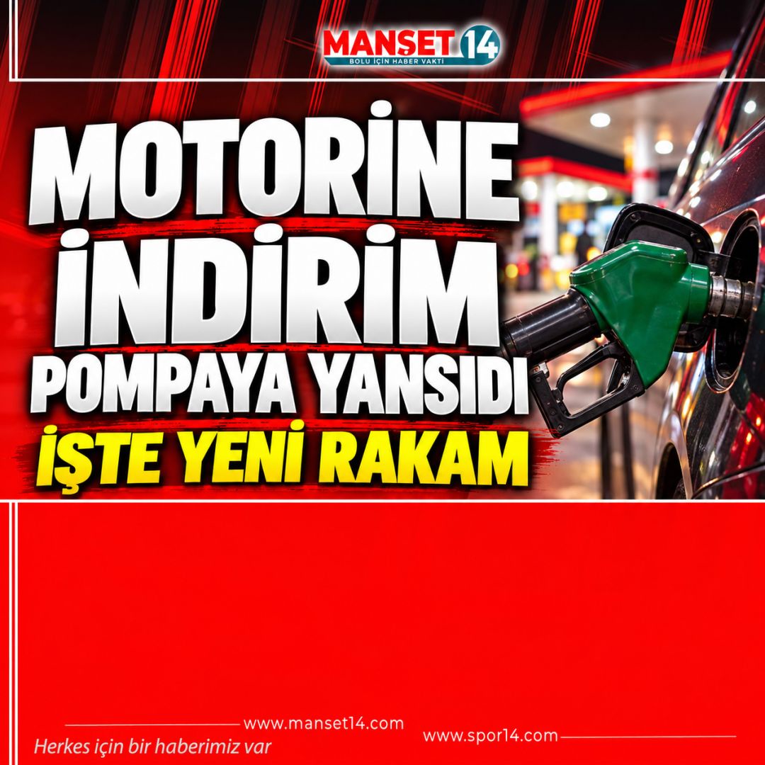 MOTORİNE İNDİRİM POMPAYA YANSIDI. İŞTE YENİ RAKAM