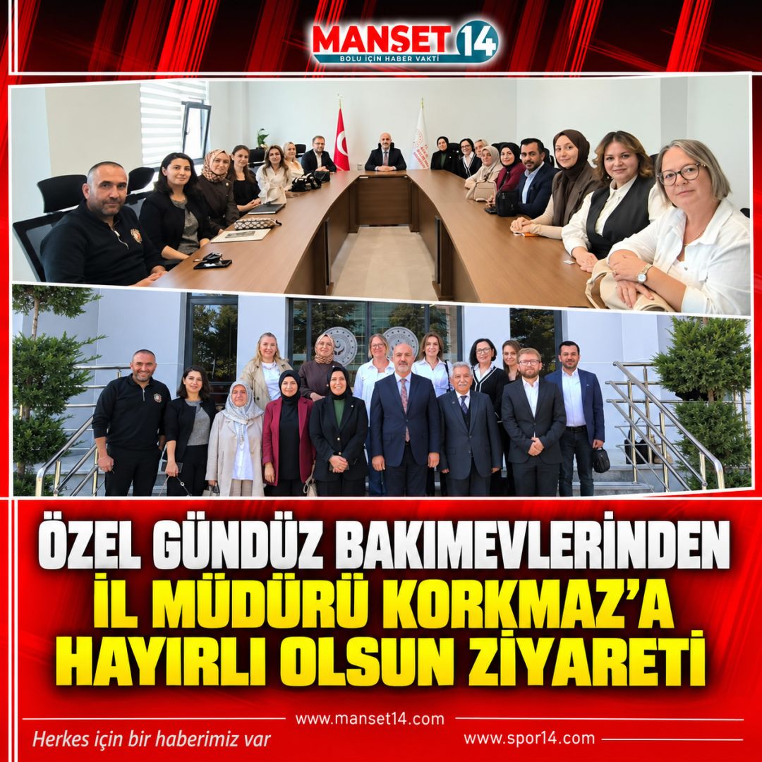 ÖZEL GÜNDÜZ BAKIMEVLERİNDEN İL MÜDÜRÜ KORKMAZ'A HAYIRLI OLSUN ZİYARETİ