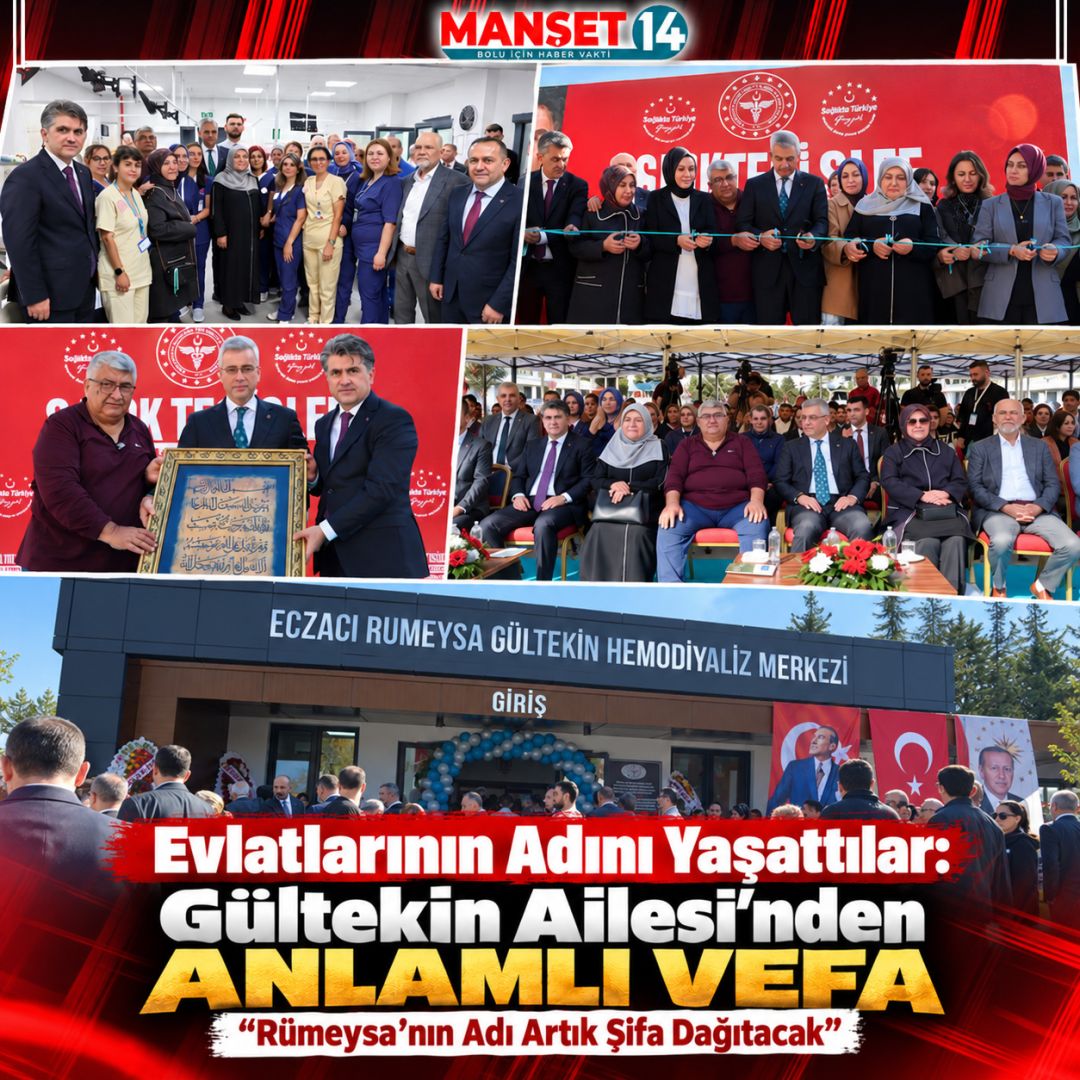 RÜMEYSA GÜLTEKİN'İN ADI HEMODİYALİZ MERKEZİNDE YAŞATILACAK